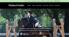 Desktop Screenshot of hiddenkstables.com